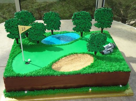 1000+ ideas about Golf Themed Cakes on Pinterest | Golf Cakes ... Golf Grooms Cake, Golf Course Cake, Golf Themed Cakes, Golf Cupcakes, Green Birthday Cakes, Golf Party Foods, Golf Birthday Cakes, Golf Cake, Golf Birthday Party