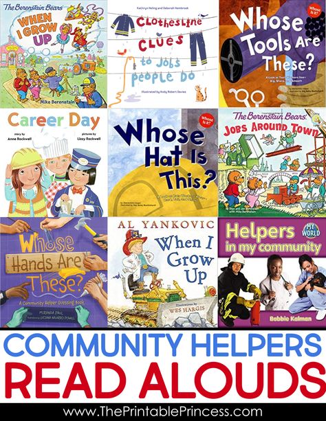 Community Helpers First Grade Activities, Community Helpers Large Motor Activities, Community Helpers Kindergarten Activity, Community Helpers Literacy Activities, Kindergarten Community Helpers Unit, Kindergarten Community Helpers, Community Helpers Centers, Prek Community Helpers, Community Helpers Lesson Plan