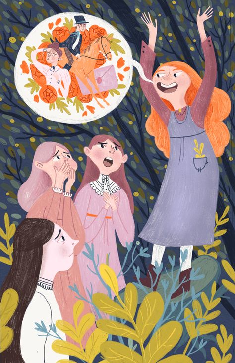 Telling A Story Illustration, Story Telling Illustration, Anne White, Telling A Story, Anne With An E, Anne Shirley, Tell A Story, Story Telling, Anne Of Green