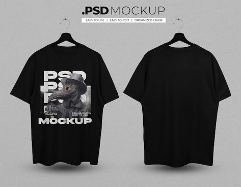 PSD front back oversized tshirt mockup | Premium Psd #Freepik #psd #hanging-tshirt #apparel Oversized Tshirt Mockup Front And Back, Tshirt Mockup Design, Tshirt Front And Back Mockup, Mockup Tshirt Oversize, T Shirt Mockup Free Psd, Oversized T Shirt Mockup, Freepik Mockup, Tshirt Mockup Free, T Shirt Design Ideas Creative