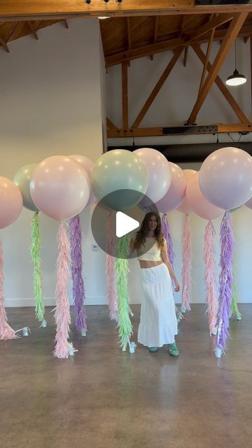 BalloonWorks LLC on Instagram: "1..2.. SKIP A FEW! These JUMBO balloons with CUSTOM tassels are a SHOWSTOPPER! Can you count how many we did?! #balloonworks #balloons #jumboballoons" Balloon Tassel, Jumbo Balloons, Bounce House, Helium Balloons, Tassel Fringe, How Many, 1st Birthday, Tassels, Balloons