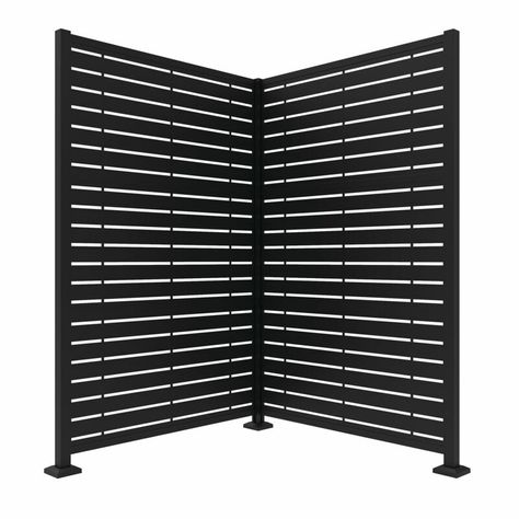 Barrette Outdoor Living Corner Post Decorative Screen & Reviews | Wayfair.ca Outdoor Privacy Panels, Garage Entryway, Metal Fence Panels, Decorative Screen Panels, Niche Ideas, Screen Outdoor, Composite Fence, Wall Niche, Privacy Walls