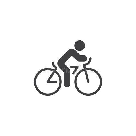 Cycling Icon, Cycling Logo, Path Logo, Bicycle Logo, Cycle Stickers, Cycle Logo, Bike Icon, Bike Quotes, Human Icon