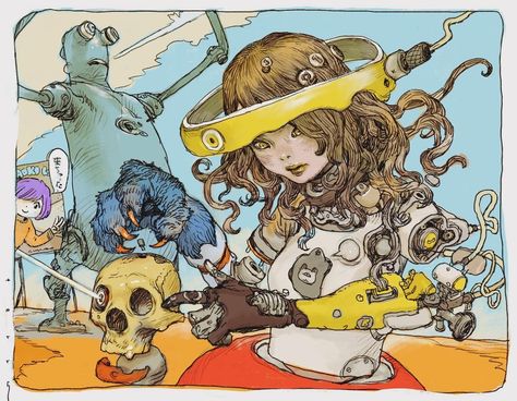 Terada Katsuya (@katsuyaterada) • Instagram photos and videos Katsuya Terada Art, Terada Katsuya, Katsuya Terada, Great Artists, Traditional Art, Character Design Inspiration, Art Style, Art Ideas, Art Inspiration