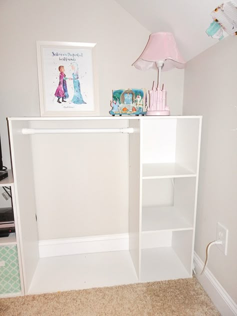 Kid Clothes Storage No Dresser, Diy Dress Up Station On Wall, Dresser Into Dress Up Closet, Organizing Dress Up Clothes, Dressing Up Storage, Dress Up Accessories Storage, Princess Dress Storage Diy, Dress Up Storage Ikea Hack, Dress Up Organization Ideas