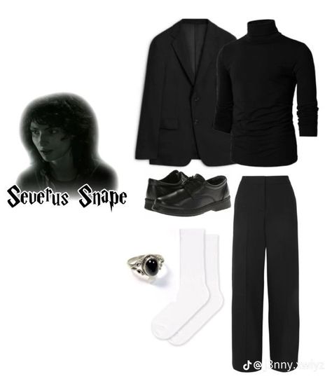 Severus Snape Inspired Outfits, Severus Snape Outfit, Marauders Era Outfits, Snape Outfit, Marauders Aesthetic, Regulus Black, Outfit Vintage, Severus Snape, Marauders Era