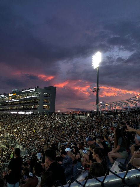 University Of Central Florida Aesthetic, Ucf Aesthetic, Stadium Aesthetic, Romanticizing College, Ucf Football, Florida Football, University Of Central Florida, American Road, College Aesthetic