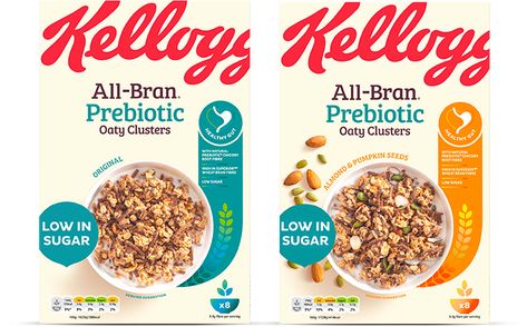 Fibre | Kellogg's Cereals Packaging Design, Seeds Packaging, Pizza Packaging, Cereal Packaging, Crunch Berries, Nut Granola, Coral Draw, Food Package, Packaging Template Design