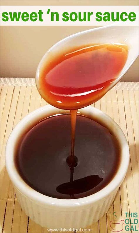 Easy Sweet And Sour Sauce Recipe, Sweet N Sour Sauce, Easy Sweet And Sour Sauce, Recipe Sweet And Sour Sauce, Sweet N Sour Sauce Recipe, Asian Dipping Sauce, Chinese Food Recipes, Homemade Chinese Food, Sweet And Sour Sauces