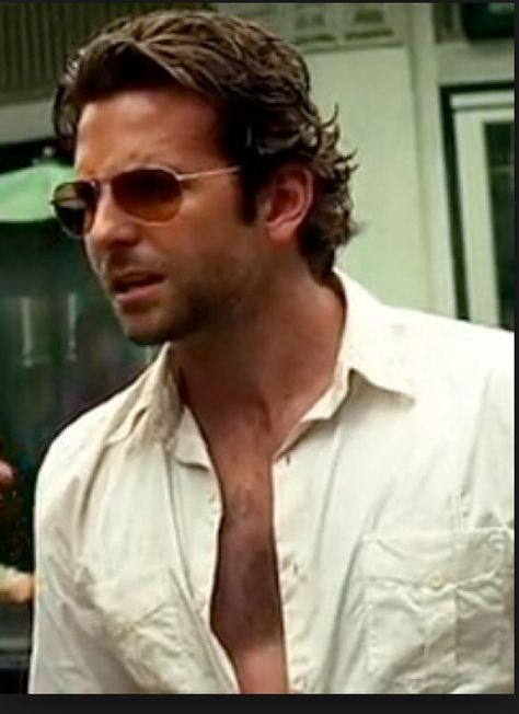 Hangover Part 2...rocking the aviators Bradley Cooper Hangover, Bradley Cooper Haircut, Bradley Cooper Hair, Haircut Tip, Guy Haircuts Long, Mens Hairstyles Thick Hair, Wavy Hair Men, Haircut Pictures, Hair Flow