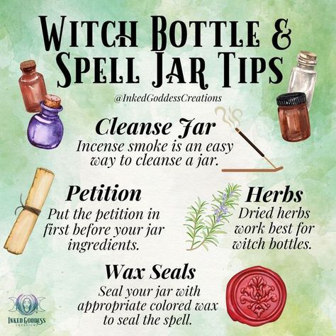 Herb Spell Jars, Where To Keep Spell Jars, Imbolc Spell Jar, Nightmare Spell Jar, Witch Bottles Recipes, Self Confidence Spell Jar, Pickle Spell, Emotional Stability Spell Jar, Spell Jars Without Crystals