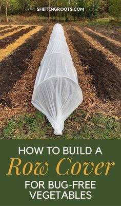 How to Build Row Covers (and Protect your Cruciferous Vegetables!) Row Gardening, Start A Garden For Beginners, Small Scale Gardening, Planting Chart, Free Garden Planner, Cruciferous Vegetables, Raised Vegetable Gardens, Veg Patch, Start A Garden