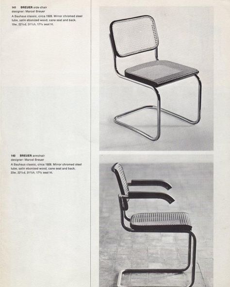 Cesca Chair, Wassily Chair, Interior Minimalista, Marcel Breuer, Bauhaus Design, Cheap Decor, Furniture Inspiration, A Chair, Rooms Home Decor