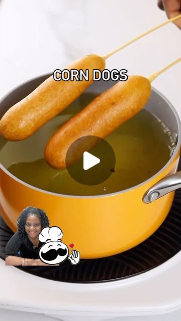 Mary Wright on Instagram: "Get ready for a taste of the fair at home! 🌭✨ These homemade corn dogs are crispy, golden perfection and sure to be a hit with the whole family. #foodielove" Cornbread Mix Corn Dogs, Homemade Corn Dogs With Jiffy, How To Make Corn Dogs, Corn Dogs Homemade, Corn Nuggets Recipe, Hotdogs Recipes, Corn Dogs Recipe, Corn Dog Batter, Homemade Corn Dogs