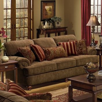 Couch Sets Living Room, Tuscan Living Rooms, Couch Sets, Traditional Family Room, Sofa And Loveseat Set, Traditional Family, Kincaid Furniture, Large Family Rooms, Modern Houses Interior