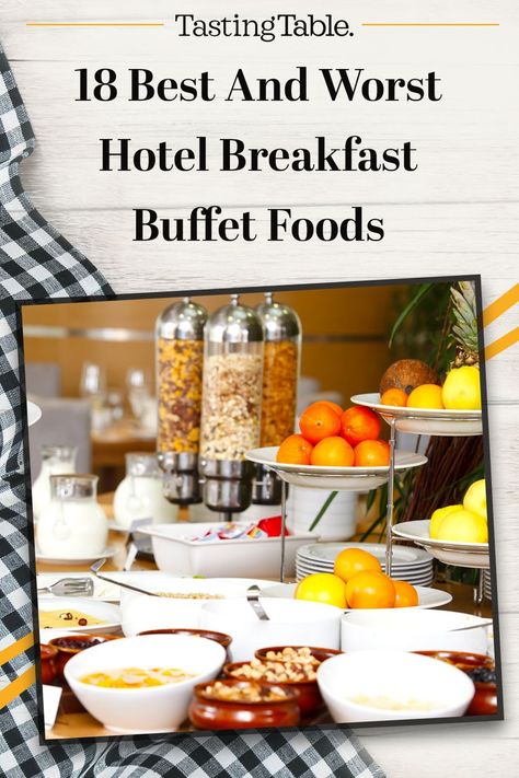 When you're shopping for a hotel online, what do you look for? If you're traveling with kids, you may look for a pool, while pet owners will appreciate pet-friendly accommodations. But if you're a foodie with a grudge against paying for a lackluster McDonald's breakfast, you may be looking for one crucial amenity: continental breakfast. #BreakfastBuffet #Breakfast Hotel Continental Breakfast, Continental Breakfast Buffet, Mcdonald's Breakfast, Hotel Breakfast Buffet, Mcdonalds Breakfast, Breakfast Meat, Hotel Breakfast, Traveling With Kids, Egg Bites