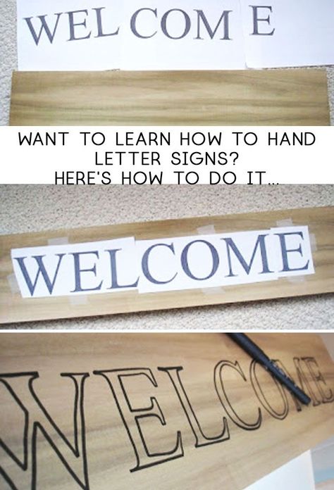 how to hand letter signs | making wood signs | farmhouse style | how to make signs | wood signs diy Painted Letters On Wood, Wood Signs Diy, Paint Letters, Home Letters, Letters Diy, Signs Diy, How To Make Signs, Diy Letters, Diy Wood Signs