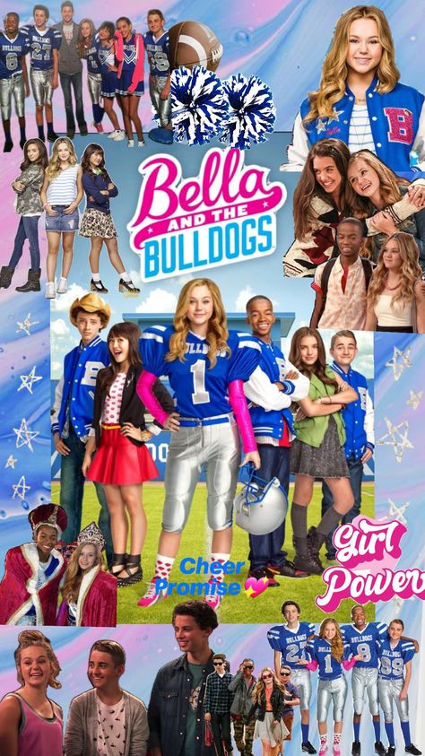 Bella And The Bulldogs💙💗 #BellaandtheBulldogs #TV #teennick Cursed Videos, Funny Cursed, Bella And The Bulldogs, Brec Bassinger, Old Disney Channel, Child Hood, Bull Dogs, Cheer Girl, Old Disney