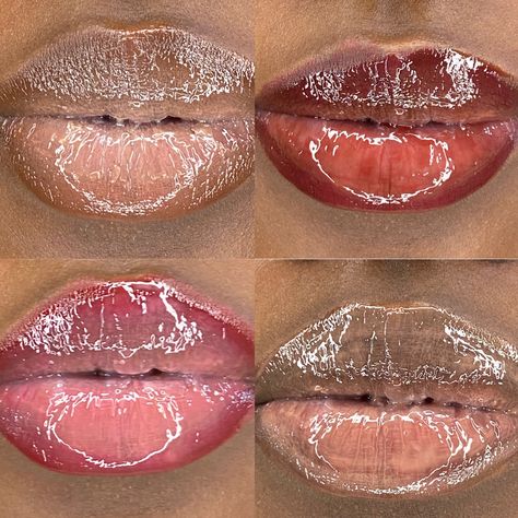 Brown Outline Lips, Lipliner And Lipgloss Combos, Glossy Lips Makeup, Beauty Bakerie, Cherry Lips, Lipgloss Lips, Lip Makeup Tutorial, Makeup Accesories, Cherry Cola