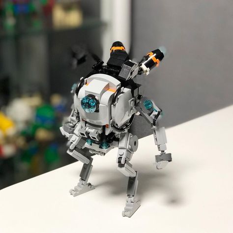 Lego Titanfall, Lego Bots, Lego Dragon, Titanfall 2, Lego Sculptures, Micro Lego, Lego Mechs, Amazing Lego Creations, Lego Robot