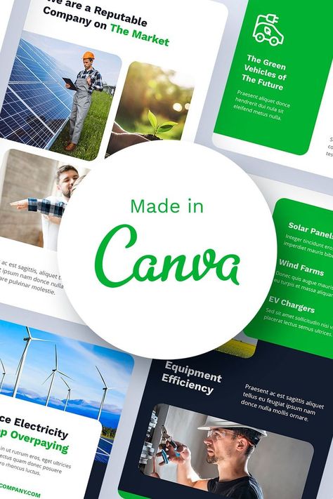 Solar Energy Instagram Post and Story Canva Template Solar Energy Design, Non Renewable Energy, Facebook Post Design, Ev Chargers, Study Session, Solar Power House, Solar Companies, Webdesign Inspiration, Plumbing Services