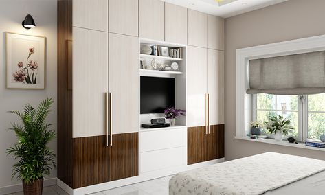 Wadrobe Design Bedroom, Sleeping Room Design, Small Bedroom Wardrobe, Wooden Wardrobe Design, Wardrobe Interior Design, Wooden Wardrobe, Wardrobe Design Bedroom, Tv In Bedroom, Tv Unit Design