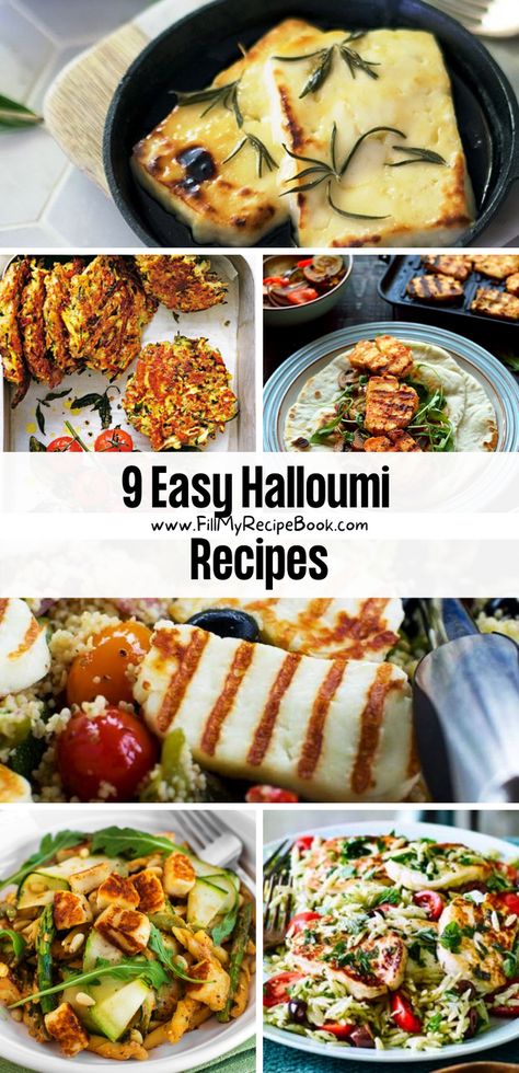 We share a few easy halloumi recipe ideas to create for meals or dinners and lunches, salads or burritos, and others to choose from. Keto Haloumi Recipes, Butter Halloumi Curry, Meals With Halloumi, Haloumi Appetizers, How To Cook Halloumi Cheese, Recipe With Halloumi, Halloumi Lunch Ideas, Baked Halloumi Recipes, Halloumi Wraps Recipes