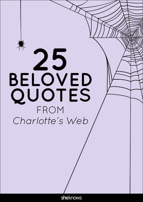 Our favorite ‘Charlotte’s Web’ quotes because Wilbur and Charlotte knew what was… Charlotte's Web Quotes, Charlotte's Web Craft, Charlottes Web Quotes, Charlotte Web Costume, Charlottes Web Activities, Cover Ups Tattoo, Charlotte's Web Book, Charlotte Web, Web Quotes