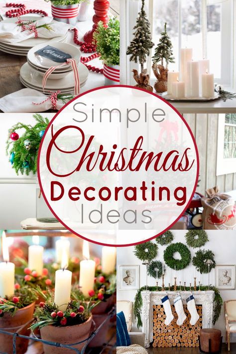 Beautiful yet simple Christmas decor ideas using garland, tablescapes, berries, centerpiece, wreaths and other easy to find and affordable items! #christmas #holidaydecor #christmasdecorating Hall Table Christmas Decor Ideas, Simple Country Christmas Decor, Simple Christmas Decor Ideas, Christmas Entertainment, Christmas Dreaming, Christmas Decorating Ideas, Christmas Entertaining, Simple Christmas Decor, Holiday Tablescapes