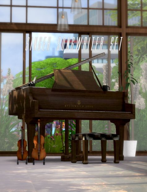 Asteria Sims: Steinway Piano and Violin • Sims 4 Downloads Sims 4 Dark Academia, Sims 4 Skills, Sims 4 Nails, Steinway Piano, Sims 4 Stories, Sims 4 Kitchen, Sims Furniture, The Sims 4 Skin, Furniture Cc