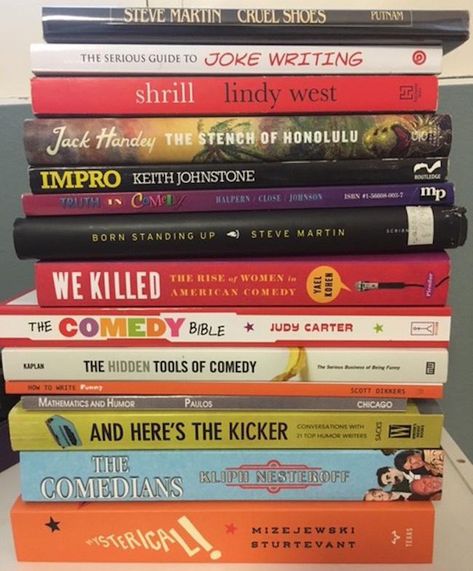 The Stand-Up Comedian's Library: 21 Books For Comics Who Care About Their Craft Famous Comedians, Comedy Writing, American Comedy, Steve Martin, Handmade Projects, Stand Up Comedians, Stand Up Comedy, Bones Funny, Reading Lists