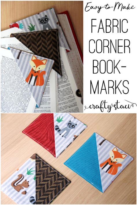 Fat Quarter Projects, Corner Bookmarks, Beginner Sewing Projects Easy, Stitch Crochet, Leftover Fabric, Fabric Baskets, Sewing Projects For Beginners, Sewing Gifts, Sewing For Beginners