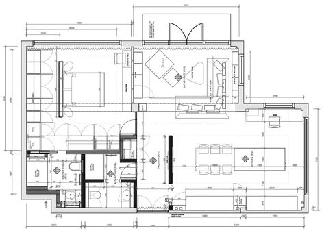 Interior Design Drafting - The Journal - Daniel Hopwood Architectural Drafting, Drafting Drawing, Interior Design Plan, Interior Design Drawings, Plan Drawing, Natural Design, Drawing Templates, House Floor, Best Interior Design