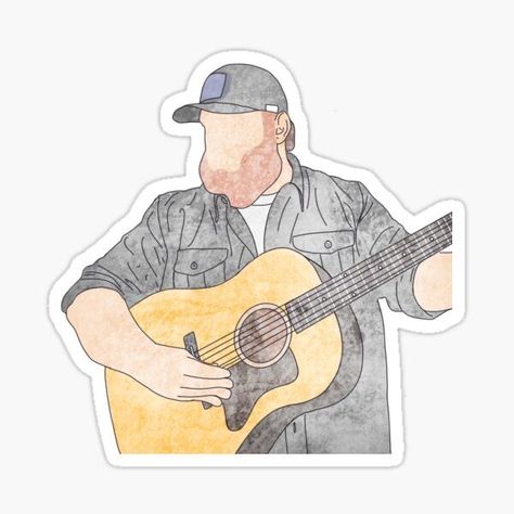 Country Backgrounds, Drawing Sticker, Cow Print Wallpaper, Country Things, Luke Combs, Redbubble Stickers, Cowgirl Art, Kris Kringle, Cowboy Art