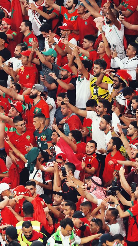 Morocco national football team’s win over Spain in the round of 16 the world cup qatar 2022. #wallpaper #couverture #hd #hq #aesthetic #football #picture #worldcup #qatar2022 #soccer #moroccoteam #moroccan #fans Qatar 2022 Wallpaper, Morocco National Team, Morocco Team, Moroccan Team, Moroccan Football, The World Cup 2022, Aesthetic Football, 2022 Wallpaper, World Cup Qatar