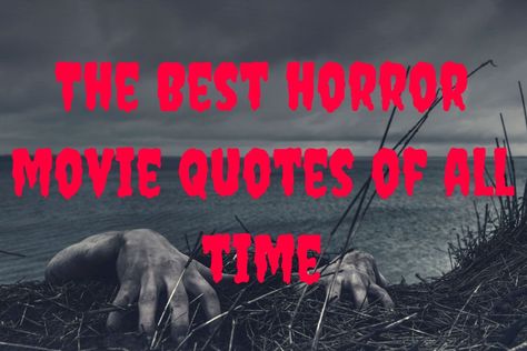 Find out the origins of some of the most famous horror movie lines. Quotes From Horror Movies, Scary Movie Quotes, Scream Quotes, Horror Movie Quotes, Saw Quotes, Horror Quotes, Scary Quotes, Creepy Quotes, Movie Horror