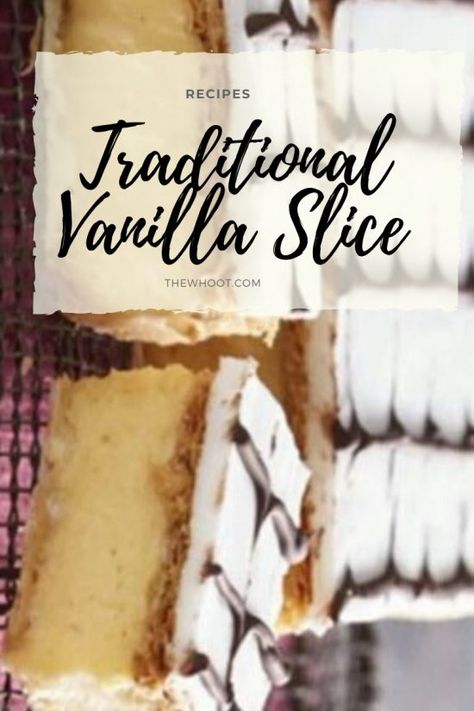 Vanilla Slices Recipes, French Vanilla Slice, Cranberry Pistachio Fudge, Pistachio Fudge, Vanilla Slice Recipe, Traybake Recipes, Biscuit Dessert, Coffee Icing, Custard Slice