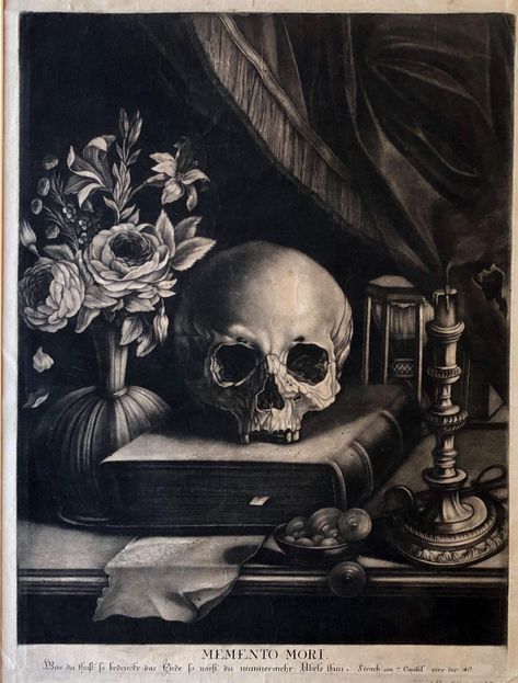 vanitas. Mori Aesthetic, Memento Mori Art, Momento Mori, Art Deco Diamond, Memento Mori, Art Education, Figurative, Dark Art, Printmaking