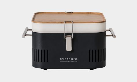 The Cube Grill Is Great for Grilling on the Go Tailgate Grilling, Plastic Storage Trays, Mini Grill, Portable Charcoal Grill, Bamboo Chopping Board, Heston Blumenthal, Portable Barbecue, Portable Bbq, Grill Rack