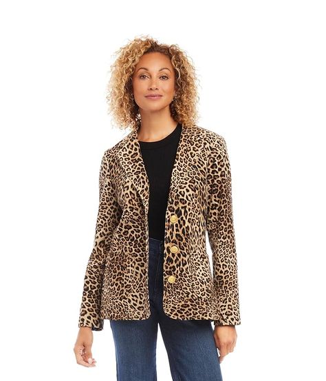 Women’s Karen Kane Leopard Corduroy Jacket Leopard Print Dresses, Bohemian Chic Outfits, Corduroy Jacket Womens, Stylish Blazer, Chic Vibes, Puffer Jacket Women, Spring Fashion Outfits, Karen Kane, Leopard Print Dress