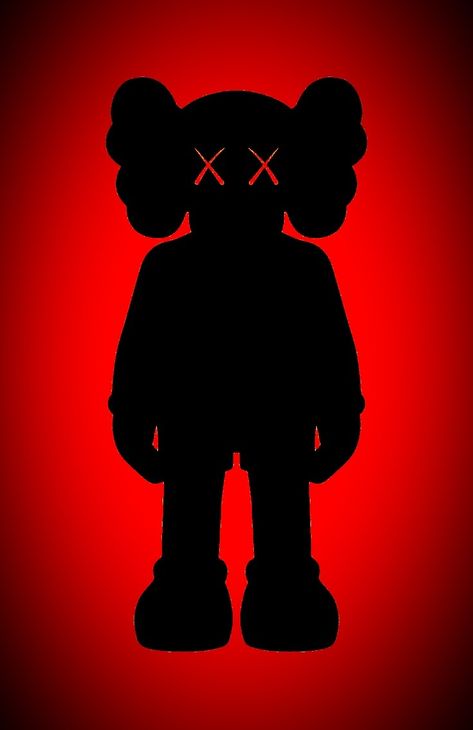 Kaws Wallpaper Red And Black, Asus Wallpapers Pc, Kaws Outline, Asus Wallpapers, Red Kaws, Kaws Wallpapers, Kaws Wallpapers Black, Bape Art, Doe Boy