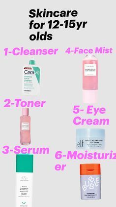 Skincare For 10 To 15, Skin Care Routine 11-12, Skin Care Routine For 15 Year, Skin Care Products For 10-12, Skincare For 14-15, Skin Care For 14-15, Skincare Routine For 14yrs, Skincare For 12 Year Girl, Skincare For 15 Yrs Old