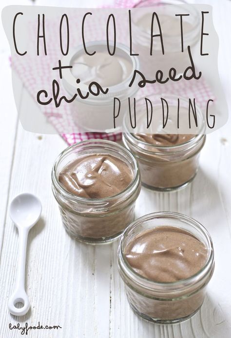 TODDLER CHOCOLATE + CHIA SEED PUDDING. A healthy treat for your toddler filled with nutritious dark chocolate, chia seeds and peanut butter. #toddlersnack #organictoddlersnack http://babyfoode.com Chocolate Chia Seed Pudding, Healthy Sweet Treats, Chia Seed Pudding, Toddler Snacks, Chocolate Craving, Chocolate Pudding, Chia Pudding, Toddler Meals, Kids Snacks