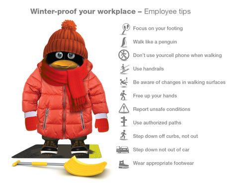 Winter-proof your workplace to stop slips and falls - SFM Mutual Insurance Workplace Safety Tips, Safety Quotes, Safety Talk, Winter Safety, Wet Floor Signs, Snow Theme, Safety Posters, Safety Rules, Snow Ice