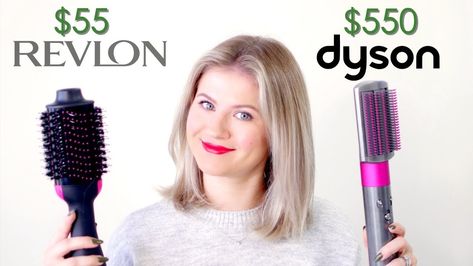 Revlon Hair Dryer Brush, Hair Dryer Styler, Revlon Hair Dryer, Dyson Hair Dryer, Best Hair Dryer, Hair Curling Tips, Dyson Airwrap, Hair Dryer Brush, Hair Trim