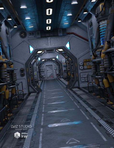 Sci-fi Engine Room A Sci Fi Interior, Sci Fi Room, Scifi Environment, Scifi Interior, Ship Interior, Spaceship Interior, Sci Fi Spaceships, Sci Fi City, Sci Fi Design