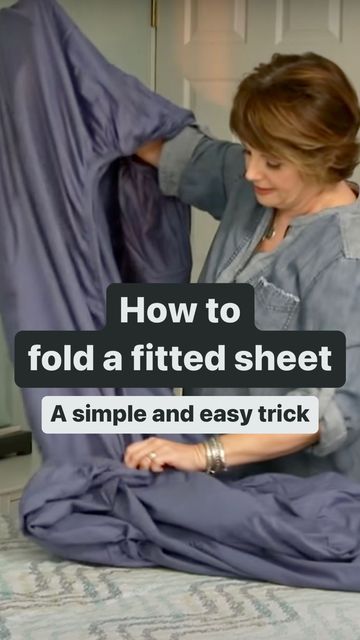 How To Fold A Fitted Sheet Video, How To Fold Fitted Sheets Video, Folding Fitted Sheets Video, How To Fold A Fitted Sheet Step By Step, How To Fold A Fitted Sheet, Jill Bauer, Folding Fitted Sheets, Simple Desserts, King Size Sheets