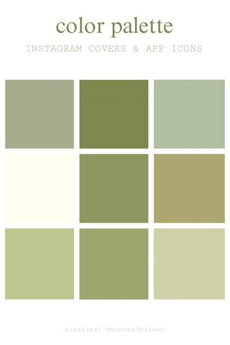 green color palette Wall Paint Combination, Cottagecore Color Palette, Green Color Names, Pastel Cottagecore, Nature Cottagecore, Green Cottagecore, Android Homescreen, Theme Green, Green Cafe