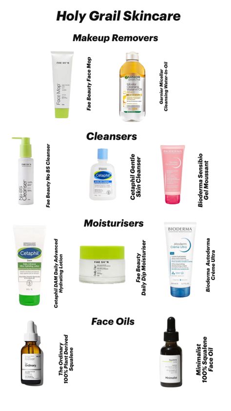 Good Cleansers, Cleanser Cetaphil, Squalene Oil, Cetaphil Cleanser, Skincare Recommendations, Cetaphil Gentle Skin Cleanser, Bioderma Atoderm, Makeup Removers, Bioderma Sensibio