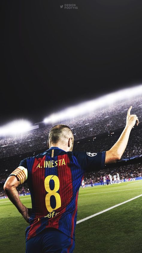 Andres Iniesta. Andres Iniesta Wallpapers, Iniesta Wallpapers, Iniesta Barcelona, Xavi Iniesta, Fc Barcelona Wallpapers, Football Players Photos, Lionel Messi Barcelona, Football Wallpapers, Barcelona Players